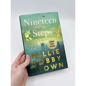 Millie Bobby Brown Autograph Signed Nineteen Steps Book